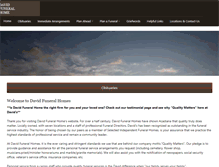 Tablet Screenshot of davidfuneralhome.org